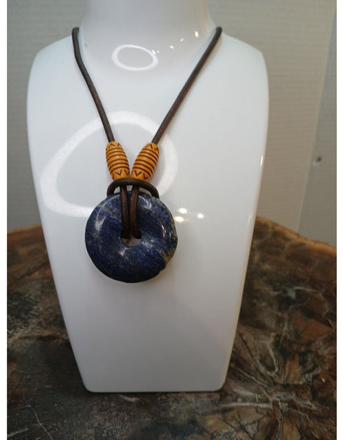 Load image into Gallery viewer, Lapis Lazuli Necklace Handemade
