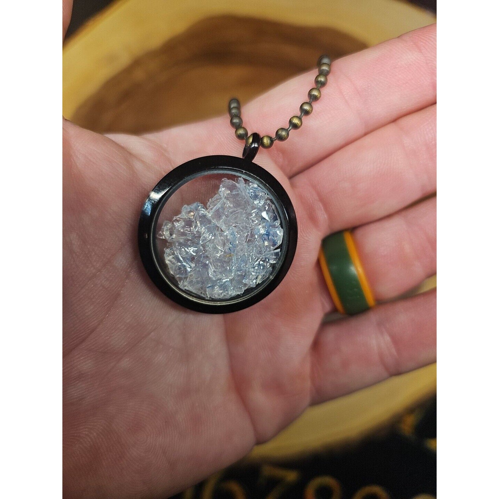 Necklaces Pendant Crush Opal