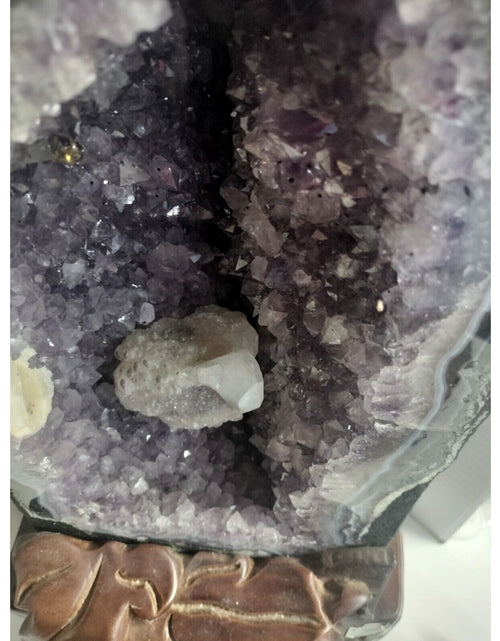 Load image into Gallery viewer, Natural Amethyst Geode Quartz Cluster Crystal Specimen Healing 31.12lb With...
