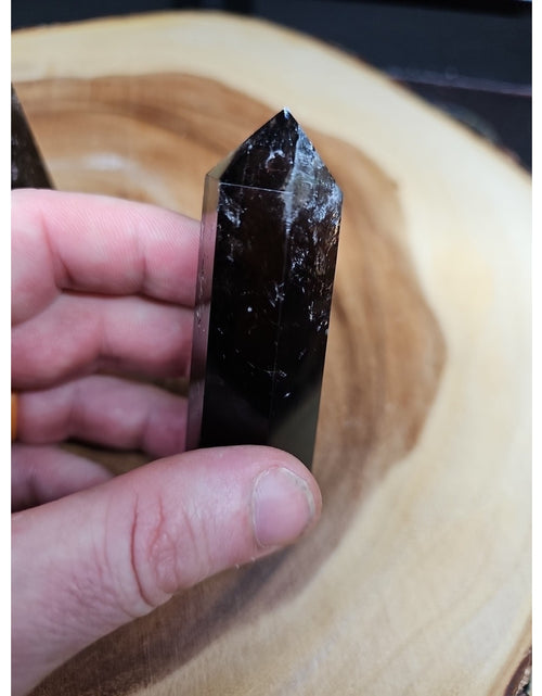 Load image into Gallery viewer, 1 Pair Smoky Quartz Tower 192grams
