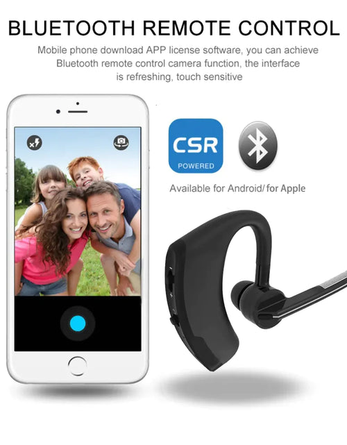 Load image into Gallery viewer, Bluetooth Earpiece Wireless Headset Noise Cancelling Headphones Driver Trucker
