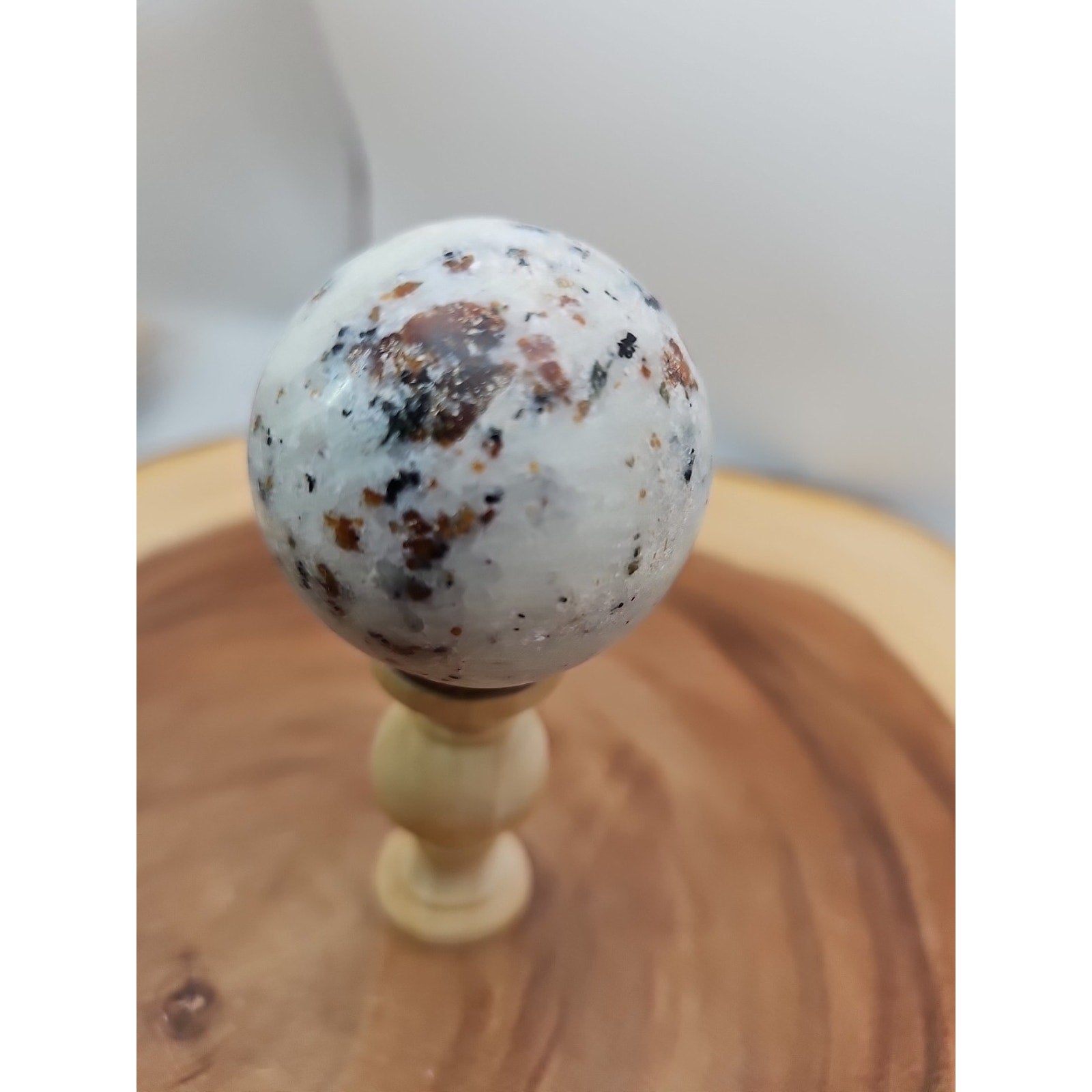 Ocean Jasper Sphere W/Stand 204g