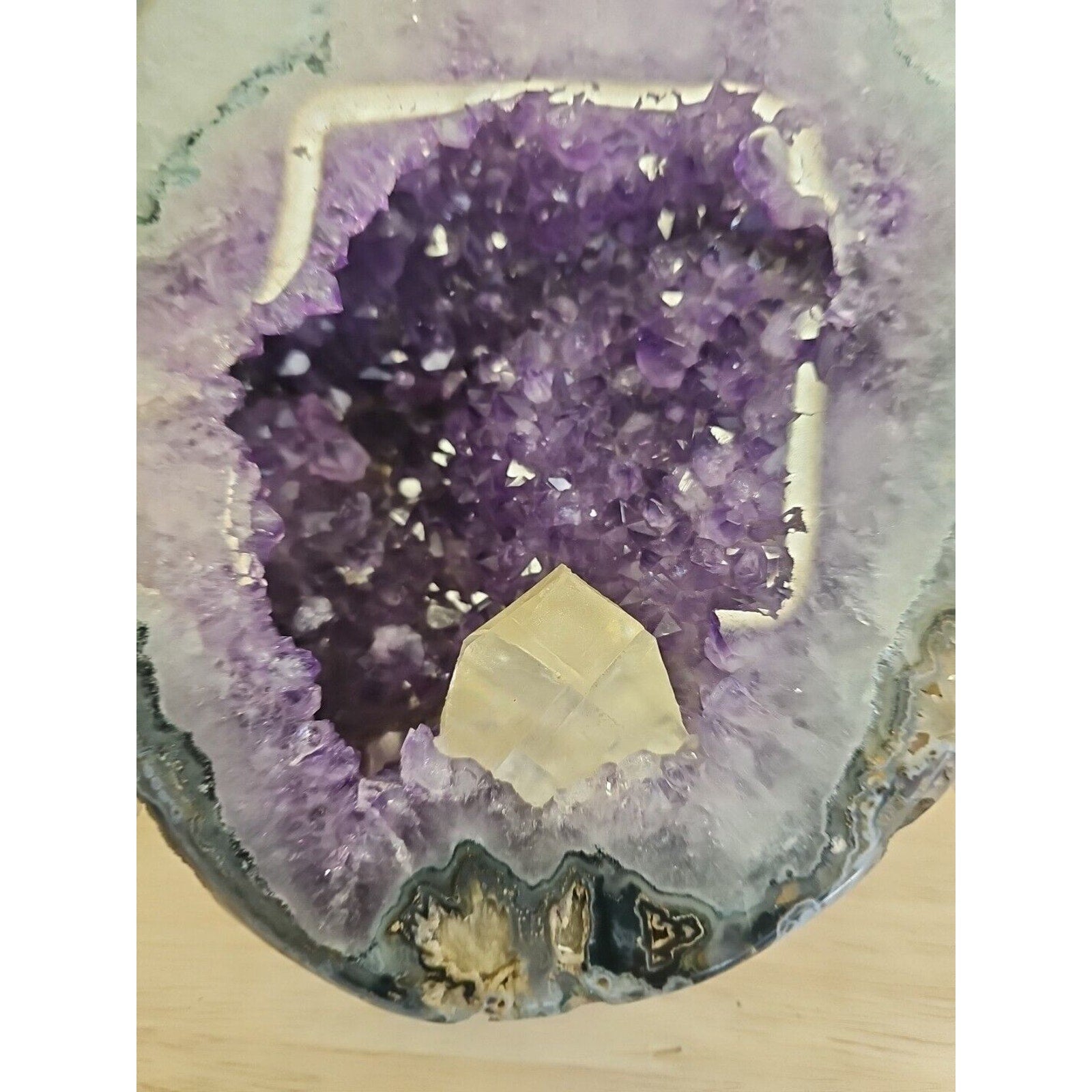 XLarge amethyst crystal cluster geode 10.5 Lbs