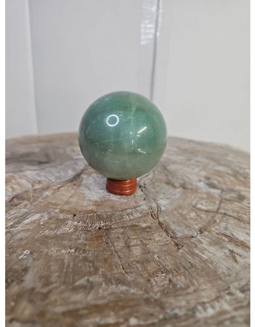 Load image into Gallery viewer, 426g Natural Quartz Crystal Jasper Sphere Ball Polished Healing W/Stand 67mm
