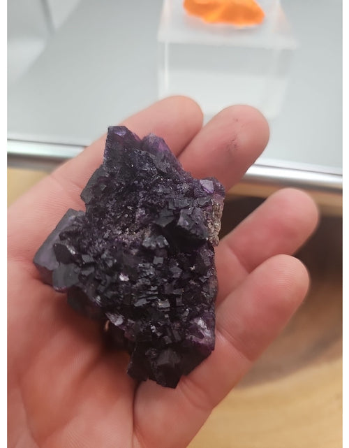 Load image into Gallery viewer, Fluorite crystal quartz cluster 2.5oz
