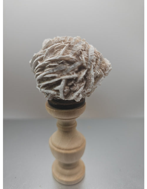 Load image into Gallery viewer, Desert Rose Crystal Stone W/stand 71grams
