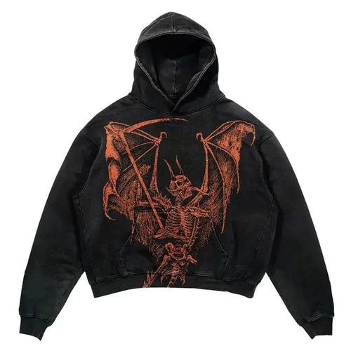 Load image into Gallery viewer, Punk Wind Ninja Printed Hoodies
