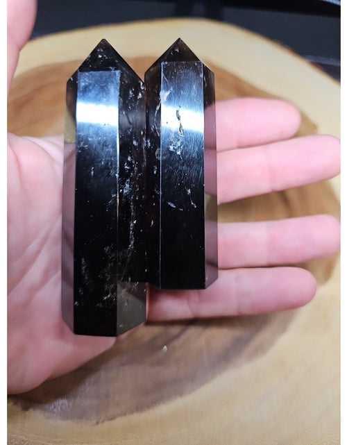 Load image into Gallery viewer, 1 Pair Smoky Quartz Tower 192grams
