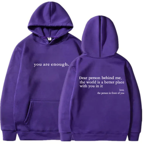 Load image into Gallery viewer, Women&#39;s Brushed Hoody Plain Letters
