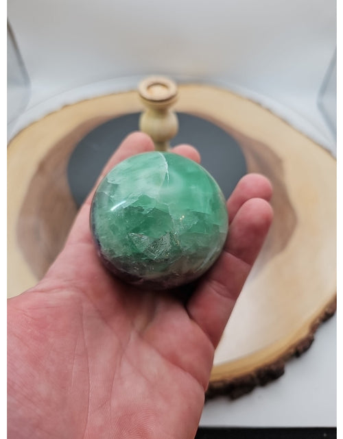Load image into Gallery viewer, Fluorite Speare .71lbs W/Stand
