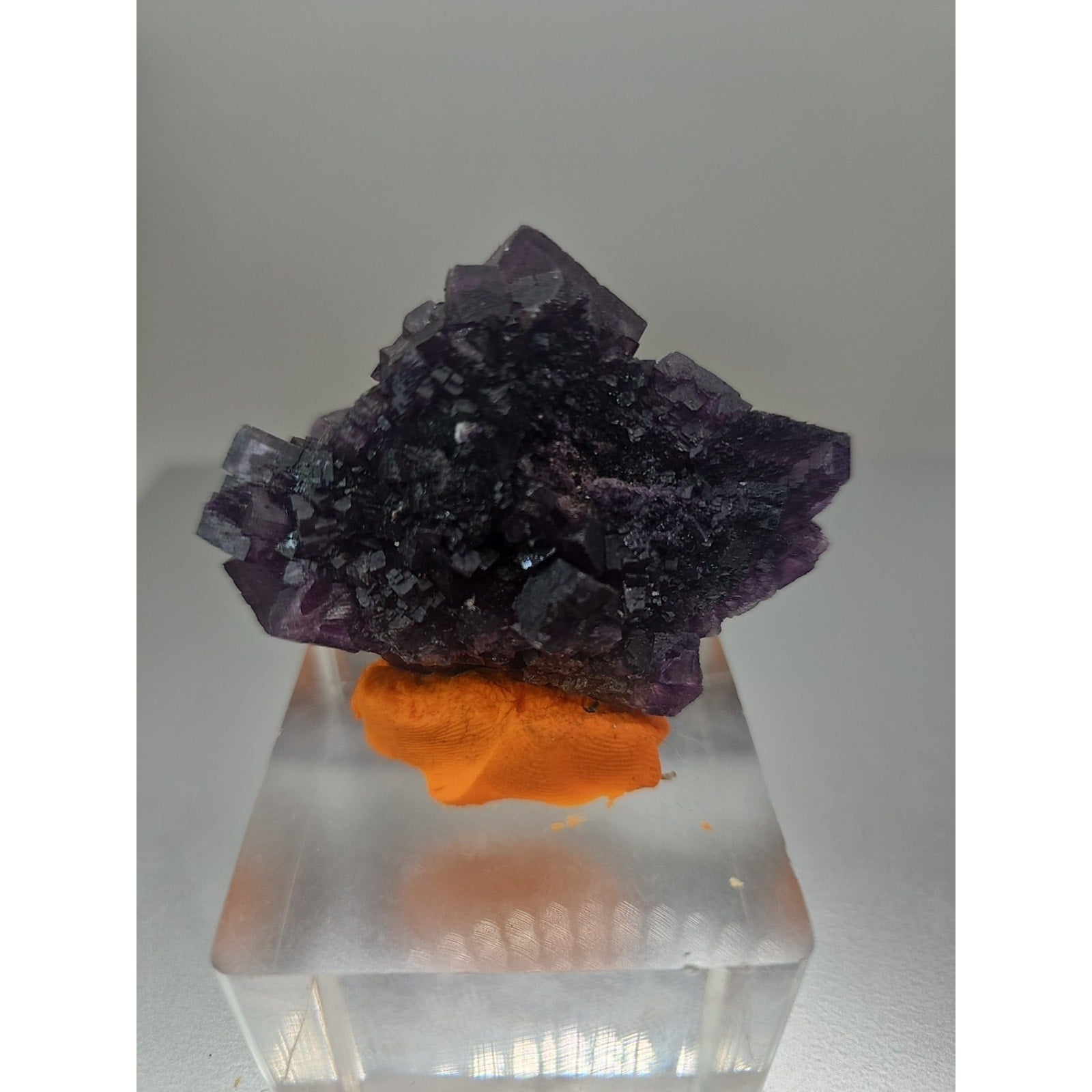Fluorite crystal quartz cluster 2.5oz