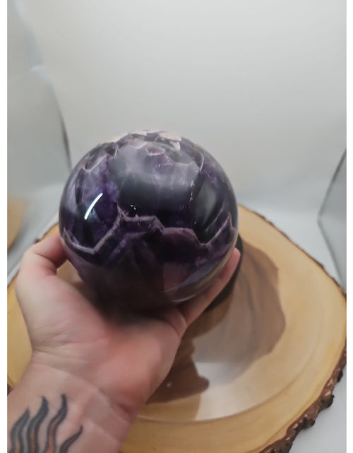 Load image into Gallery viewer, 5.6LB Natural Dream Amethyst Sphere Quartz Crystal Ball
