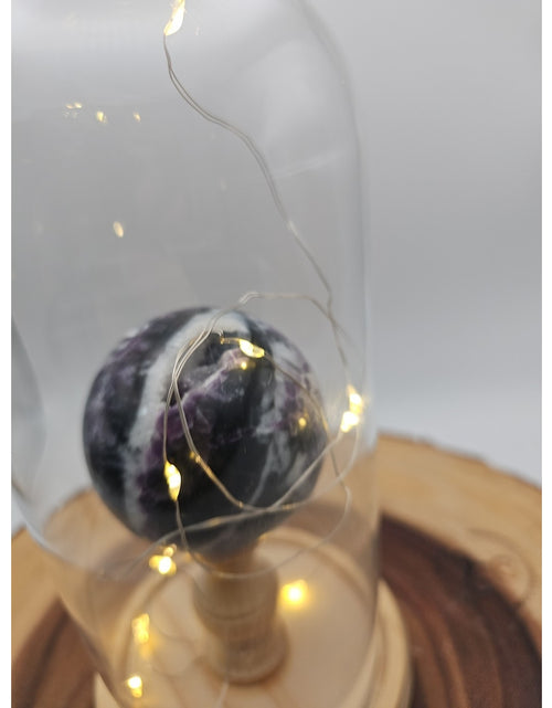 Load image into Gallery viewer, Amethyst Sphere With Case 60mm

