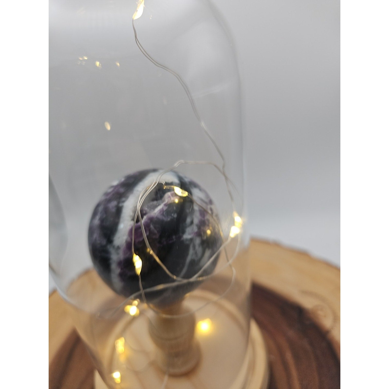 Amethyst Sphere With Case 60mm