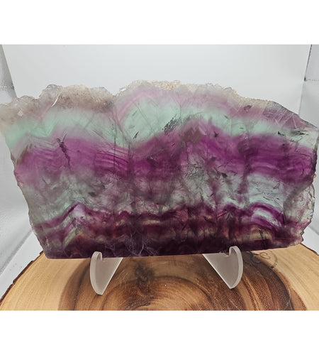 5.7LB Natural color fluorite section quartz crystalsheetlarge mineralgemstone-