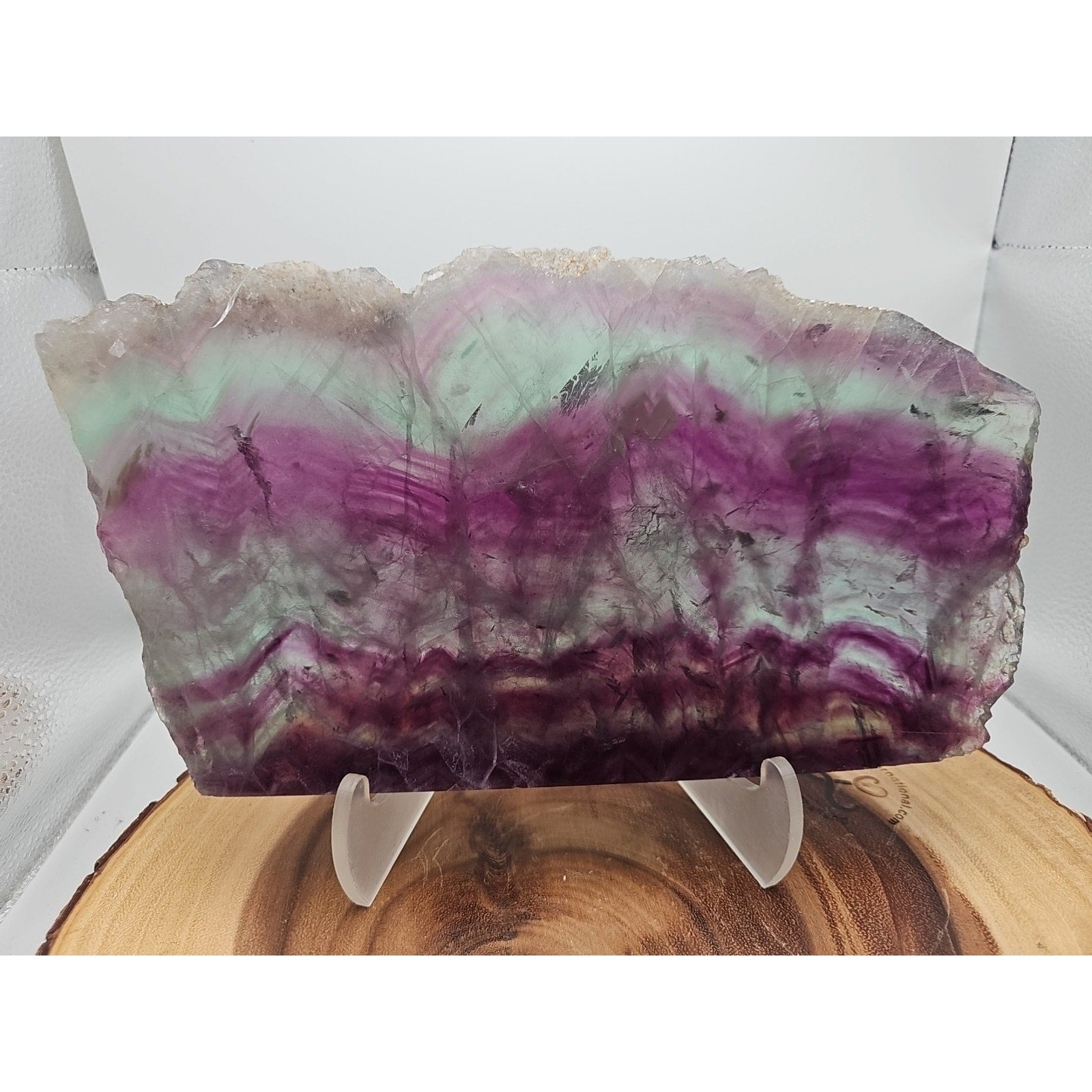 5.7LB Natural color fluorite section quartz crystalsheetlarge mineralgemstone-