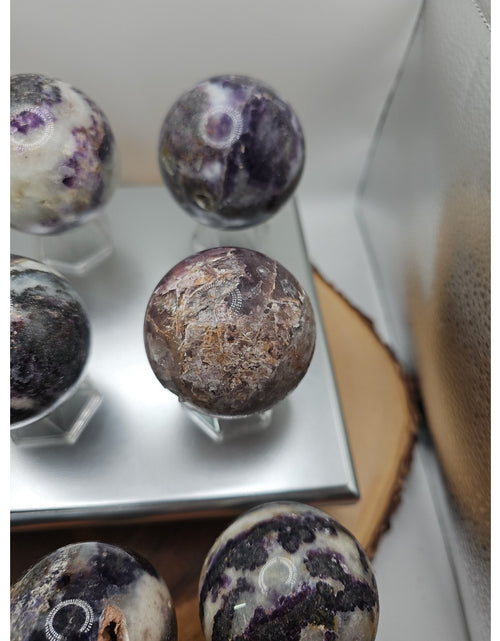 Load image into Gallery viewer, 55mm To 65mm Natural Sphalerite Quartz Crystal W/wooden Stand 1 Each
