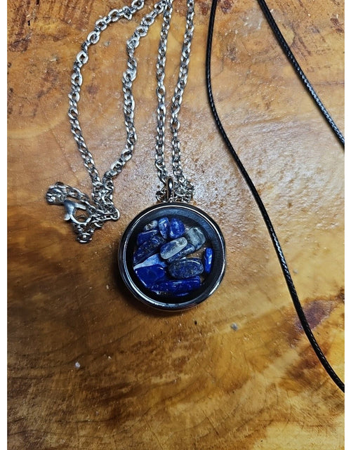 Load image into Gallery viewer, Lapis Pendant Necklace
