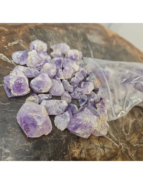 Load image into Gallery viewer, 1LB Raw Natural Purple Amethyst Quartz Crystal Points Rough Stone Jewelry Stone
