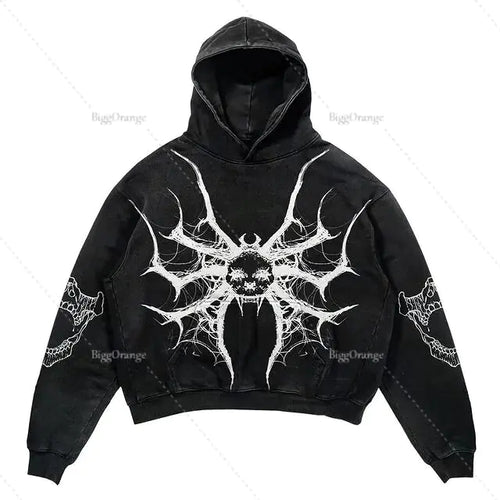 Load image into Gallery viewer, Punk Wind Ninja Printed Hoodies
