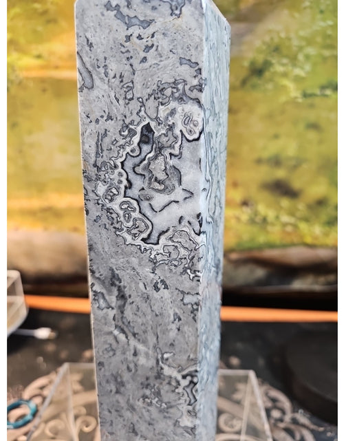Load image into Gallery viewer, 7.05lb 12in Tall Crazy Lace Jasper Crystal Point Tower Healing
