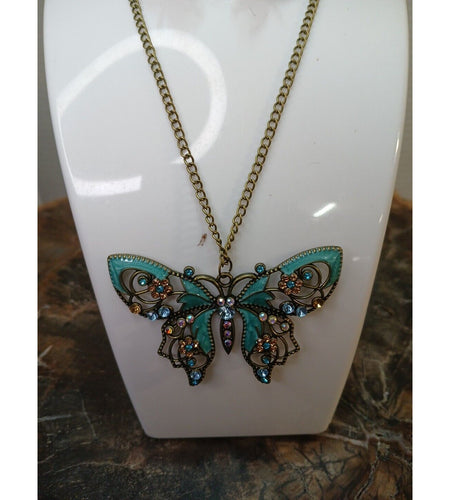 NATURAL STONE NECKLACE WITH EARRINGS