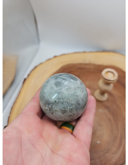 Load image into Gallery viewer, Labradorite Sphere 223g W/stand
