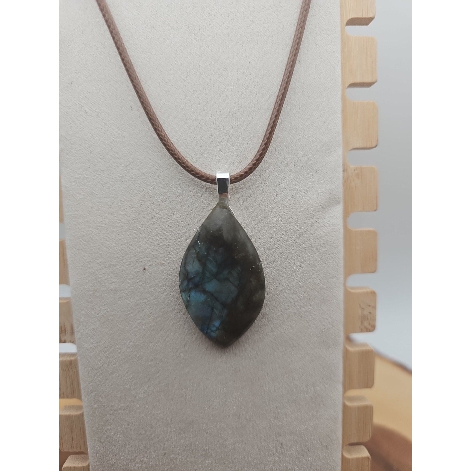 Labradorite Crystal Pendant 1 Each