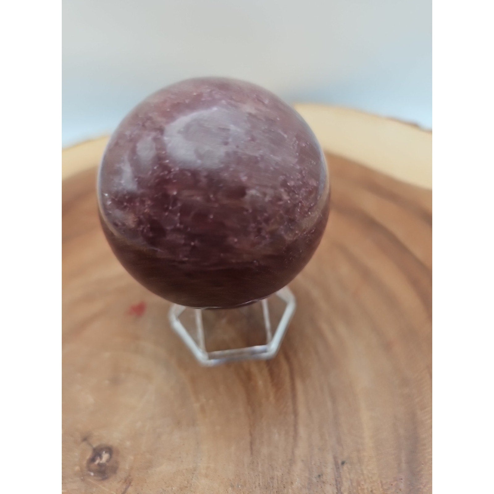Strawberry Quartz Crystal Sphere 260g 55mm