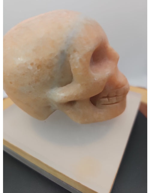 Load image into Gallery viewer, 1.24lb Natural Jasper Calcite Skulls Crystal Carving Mixed Stones Healing

