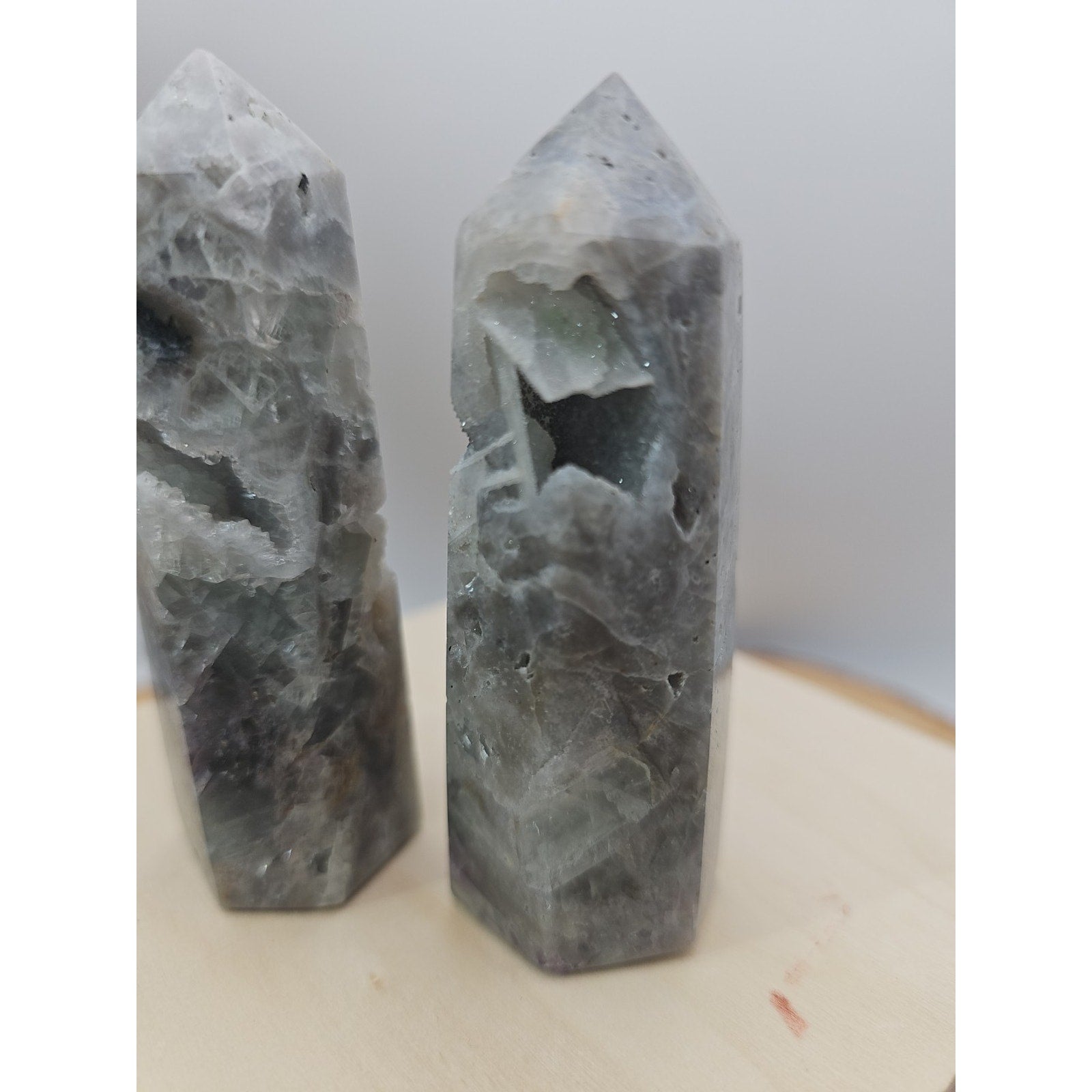 Fluorite Crystal Towers 1 Pair .56lb