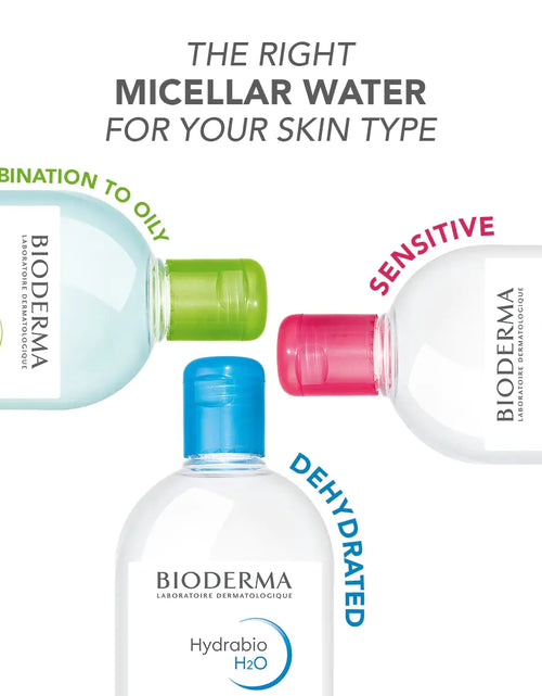 Load image into Gallery viewer, Bioderma - Hydrabio H2O Micellar Water - Face Cleanser and Makeup Remover - Micellar Cleansing Water for Dehydrated Sensitive Skin 33.4 Fl Oz (Pack of 1)
