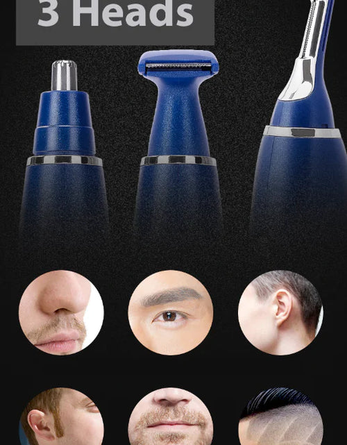 Load image into Gallery viewer, Electric Ear Beard Nose Hair Trimmer Eyebrow Mustache Remover Shaver Clipper New
