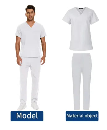 Load image into Gallery viewer, Men&#39;s V-Neck Medical Uniform
