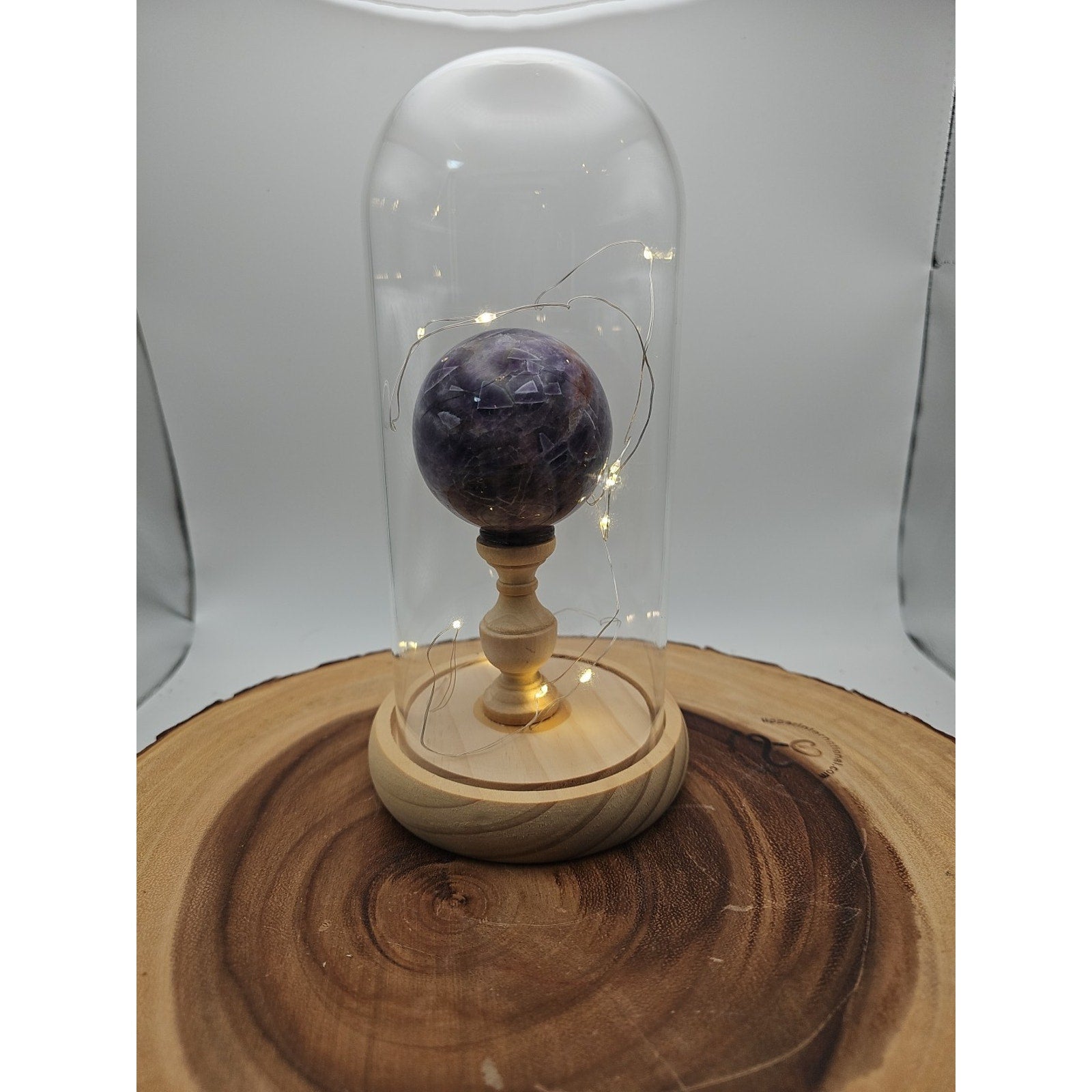 Amethyst Sphere With Case 60mm