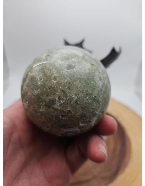 Load image into Gallery viewer, 1lb 70mm Green Quartz W/Dragon Stand
