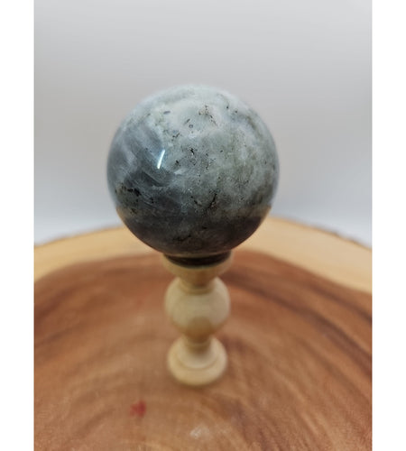 Labradorite Sphere 223g W/stand