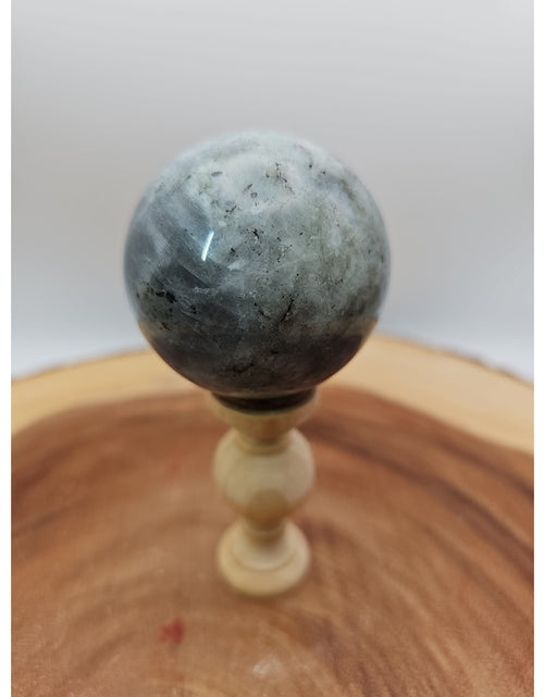 Load image into Gallery viewer, Labradorite Sphere 223g W/stand
