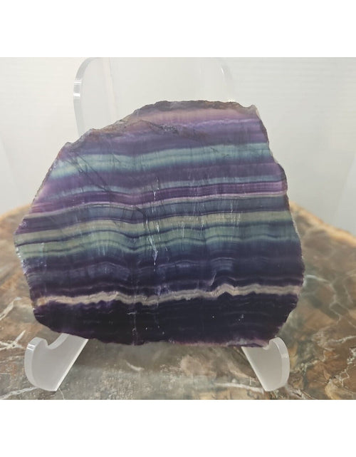 Load image into Gallery viewer, 380G Natural beautiful Rainbow Fluorite Crystal flake original stone specimen
