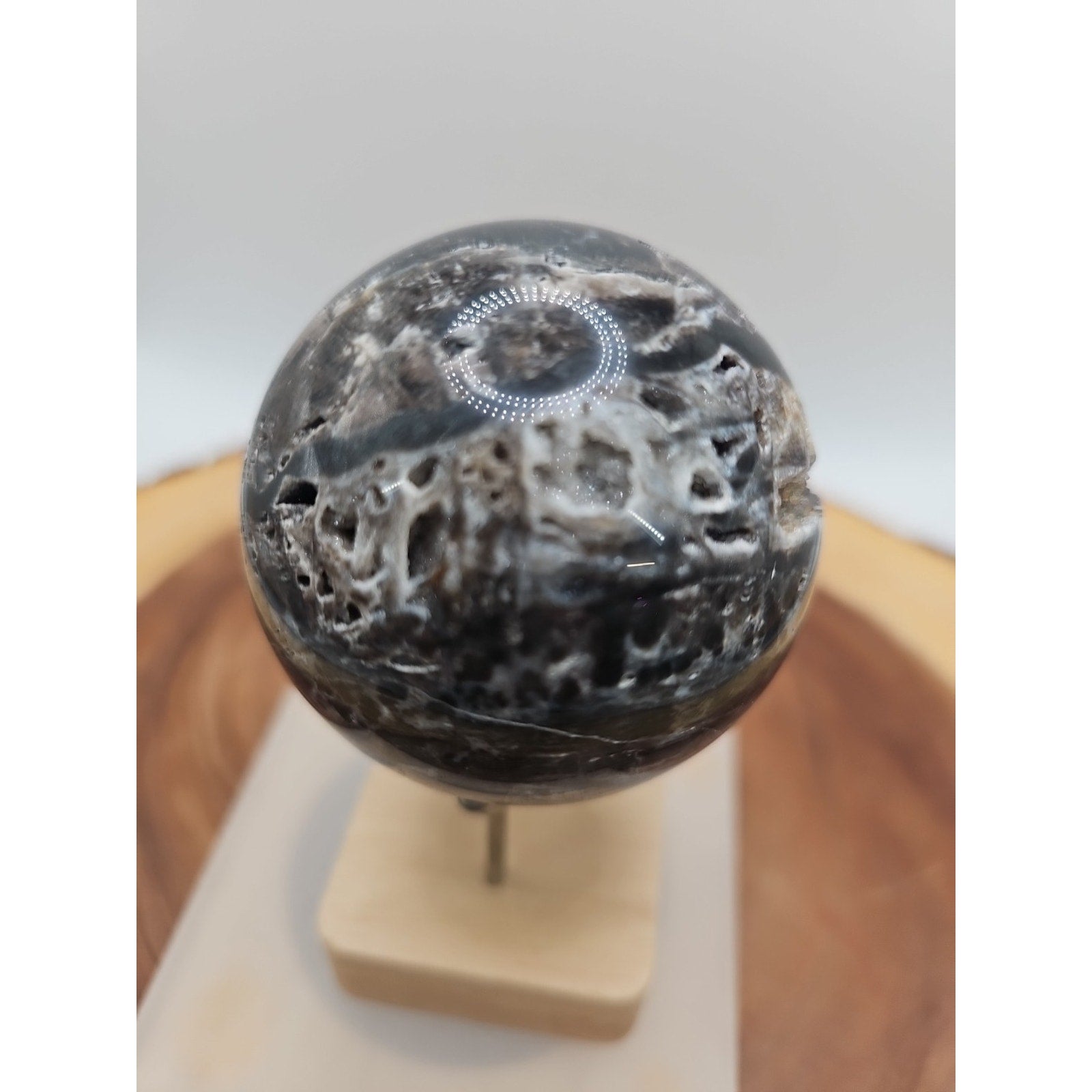 Ocean Jasper Sphere 63mm w/stand
