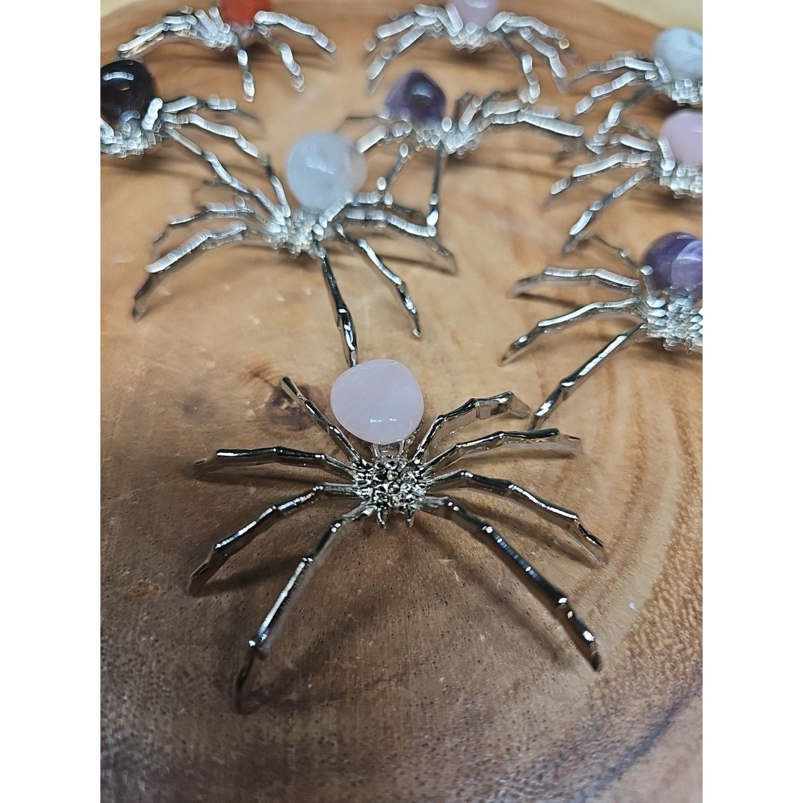 1 Spider Crystal Ramdom Crystal Stone