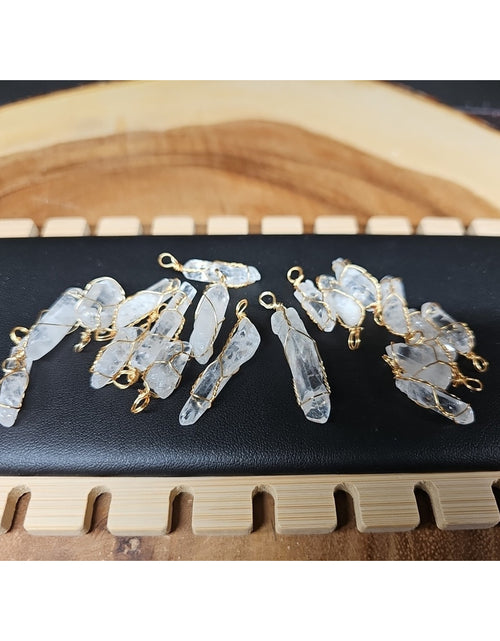 Load image into Gallery viewer, Wire Wrap Quartz Crystal Lot Of 19
