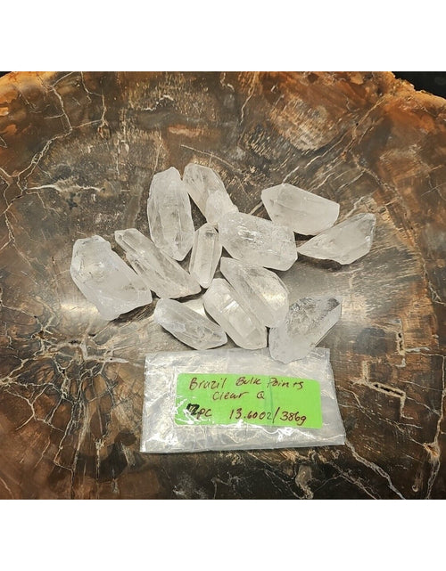 Load image into Gallery viewer, 13.7oz Quartz Crystal Points From Brazil
