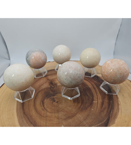 Quartz Crystal Sphere 50mm 1 Each Sandstone