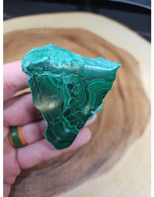Load image into Gallery viewer, Malachite Slice 110g
