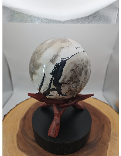 Load image into Gallery viewer, 5.83lb Natural Volcanic agate Quartz Magic Crystal Healing Ball Sphere Healing
