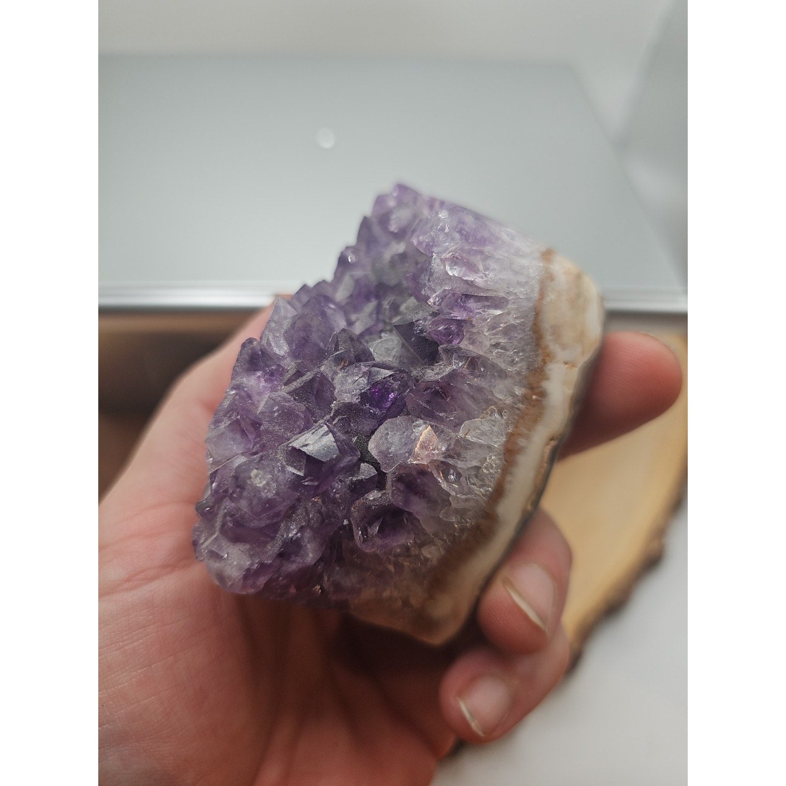 Amethyst Geode Cluster. .66lb