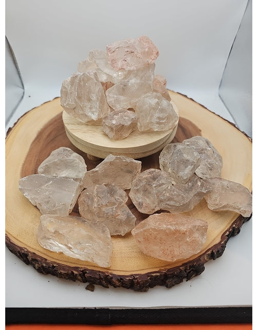 Load image into Gallery viewer, 1lb Natural Raw Clear White Quartz Crystal Original Healing 5pcs Avg
