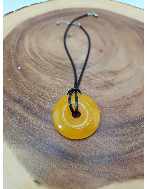 Load image into Gallery viewer, Lucky Pendant 16in Cord Necklace
