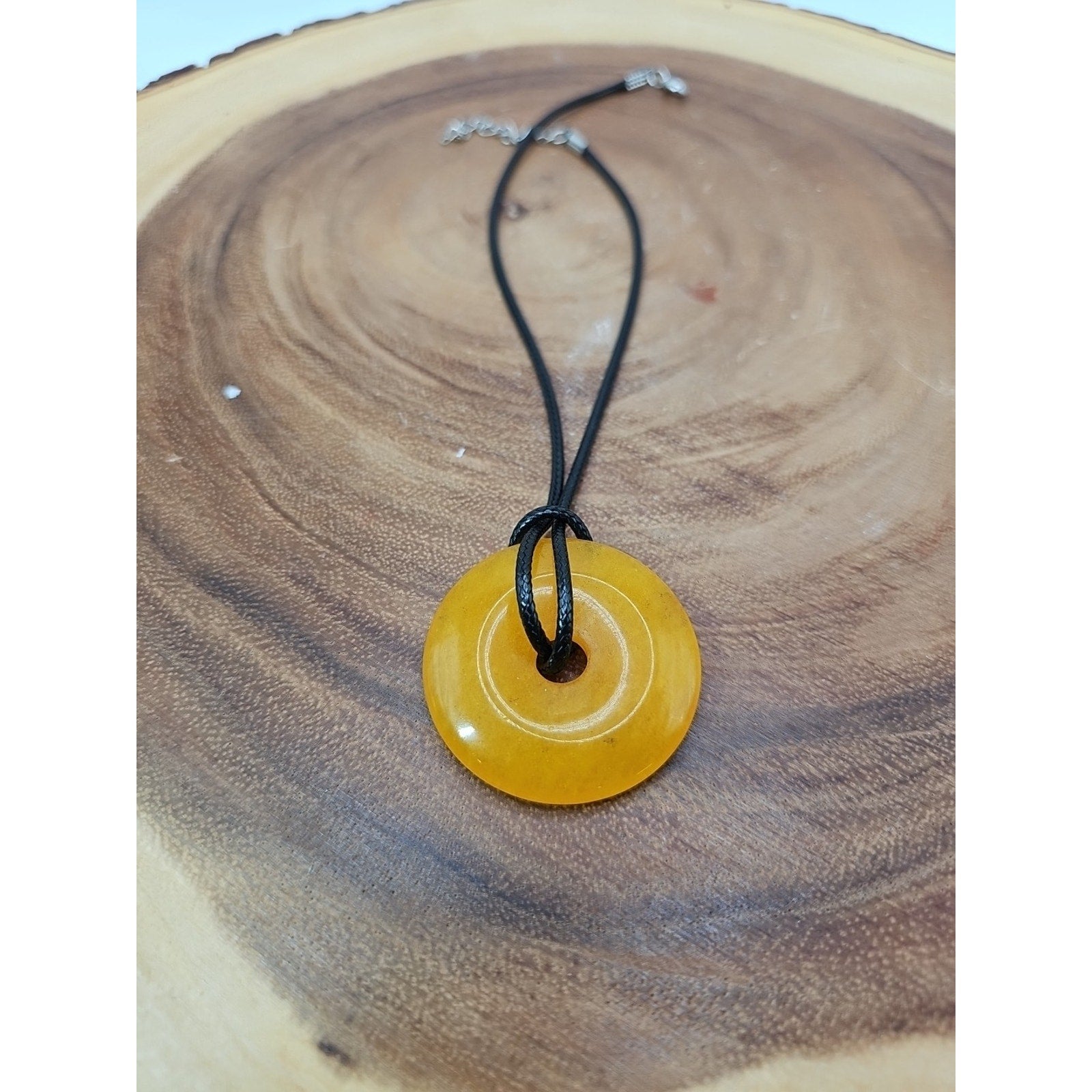 Lucky Pendant 16in Cord Necklace